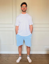 Printed Melton Set Blue